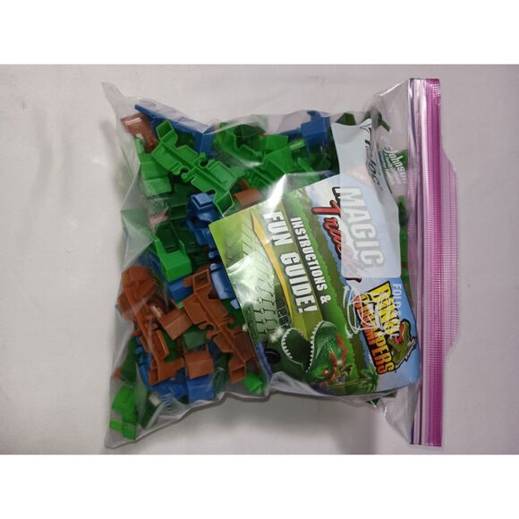 MAGIC TRACKS - Dino Chomp, Race Car Track (One Gallon Bag) - Picture 3 of 5